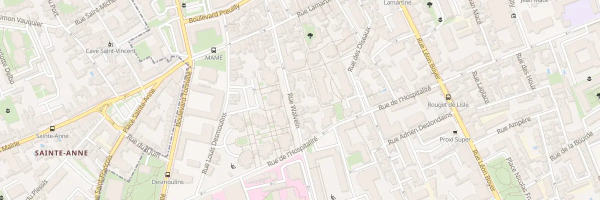 Plan du 38 Rue Walvein à Tours