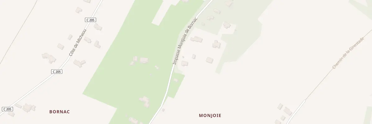 Plan du 440 Imp Monjoie de Bornac à Lédat