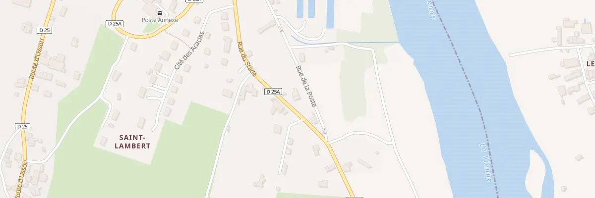 Plan du 4 Rue de la Poste à Queaux