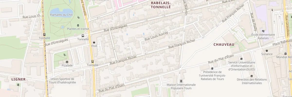 Plan du 123 Rue François Richer à Tours