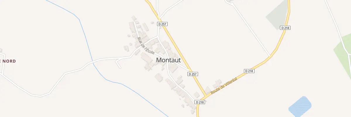 Plan du 168 Rue de la Mairie à Montaut