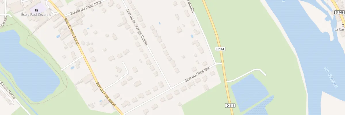 Plan du 21 Rue de la Grange Calbin à Civaux