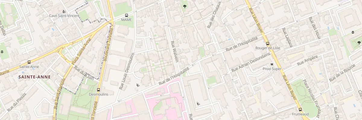 Plan du 50 Rue Walvein à Tours