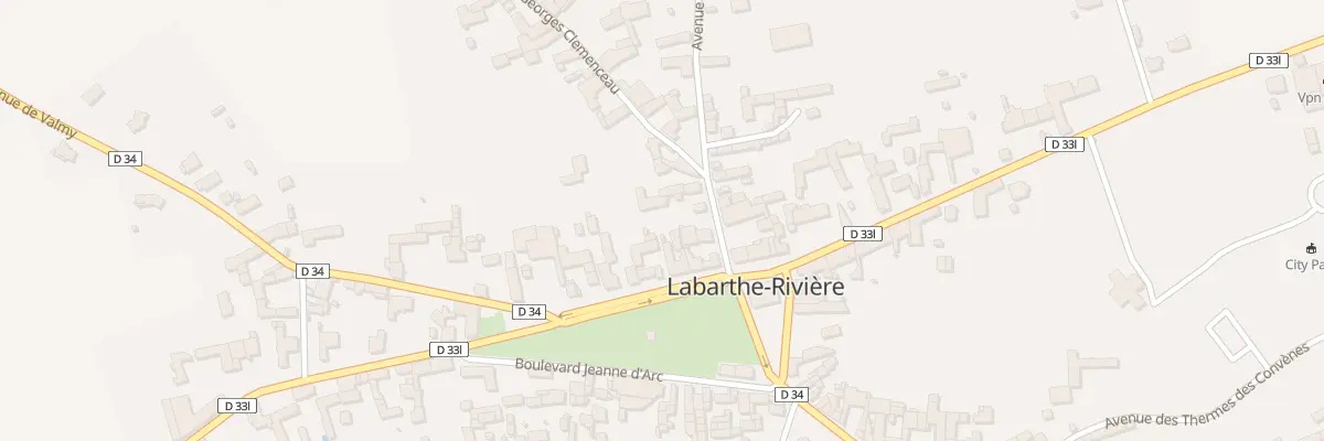 Plan du 10 Bd de Verdun à Labarthe-Rivière