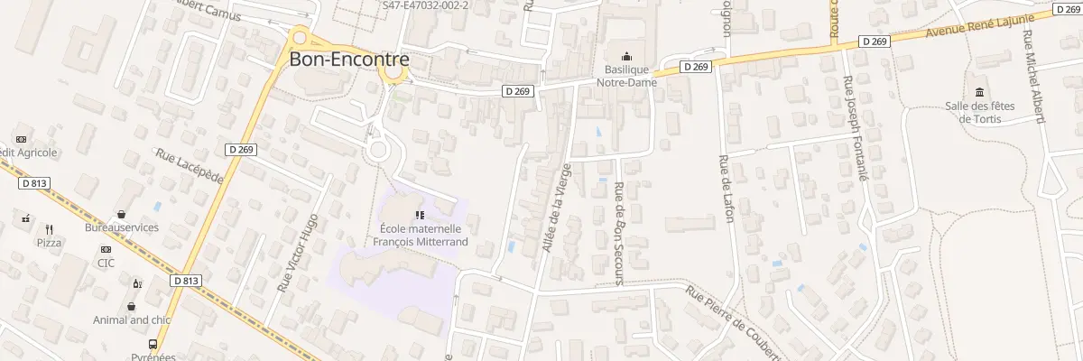 Plan du 33 All de la Vierge à Bon-Encontre