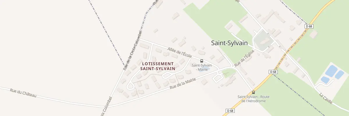Plan du 19 Res du Calvaire à Saint-Sylvain