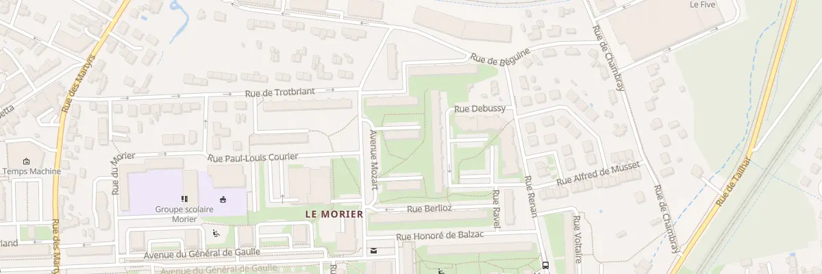 Plan du 14 Rue Francis Poulenc à Joué-lès-Tours
