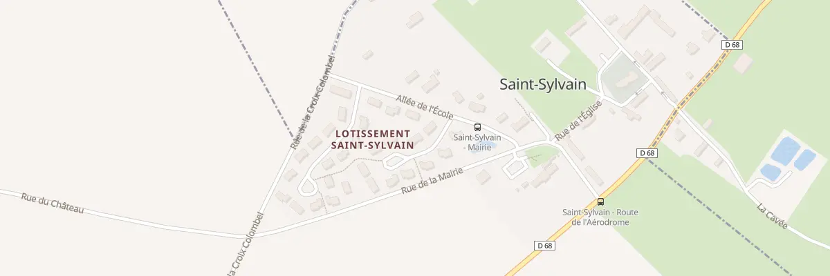 Plan du 21 Res du Calvaire à Saint-Sylvain
