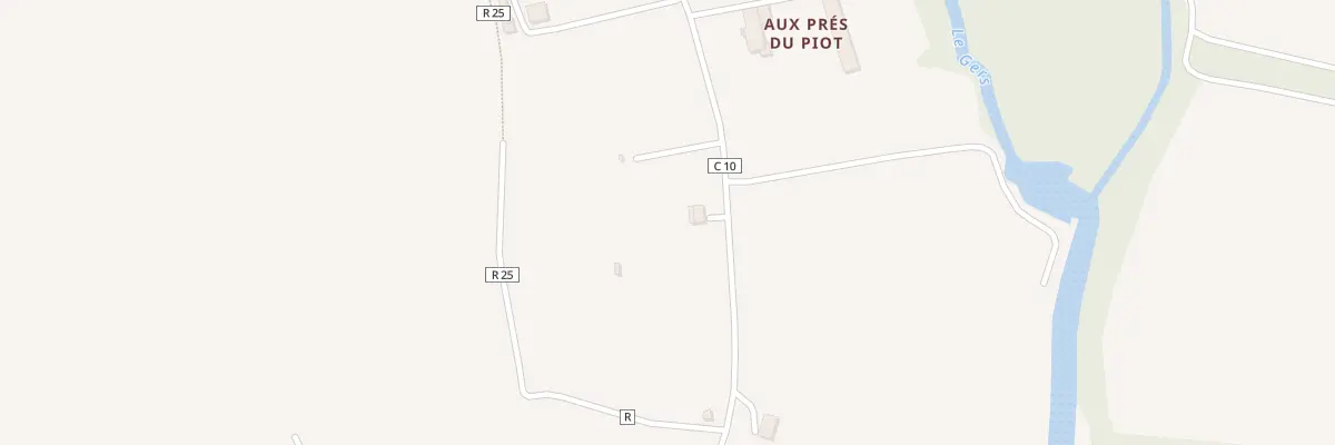 Plan du 9010 Che du Piot à Fleurance