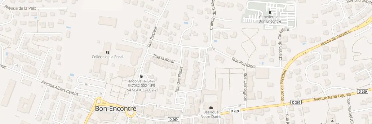 Plan du 7 Rue des Fleurs à Bon-Encontre
