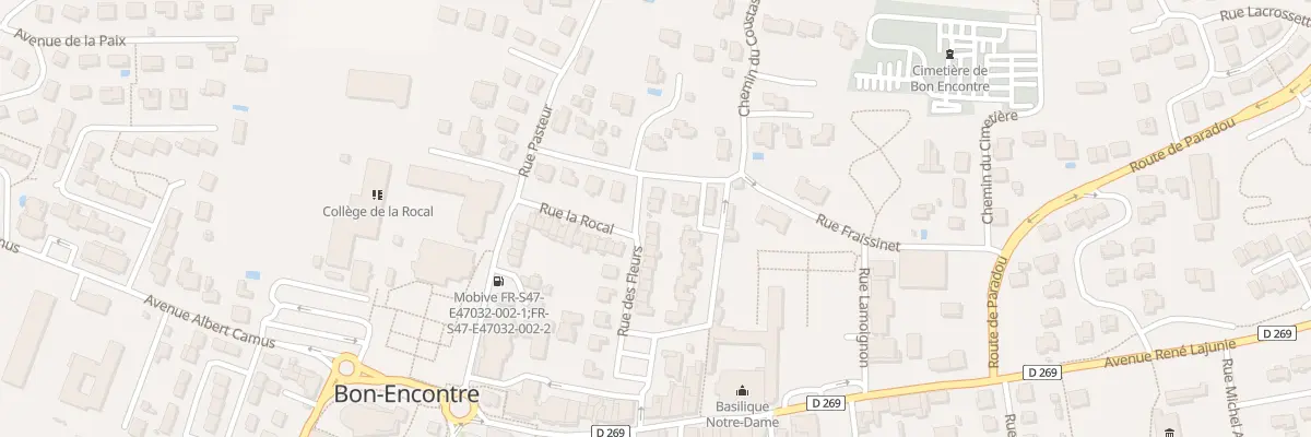 Plan du 5 Rue des Fleurs à Bon-Encontre