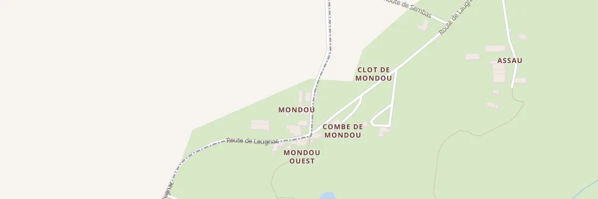 Plan du 8 Mondou à Sembas