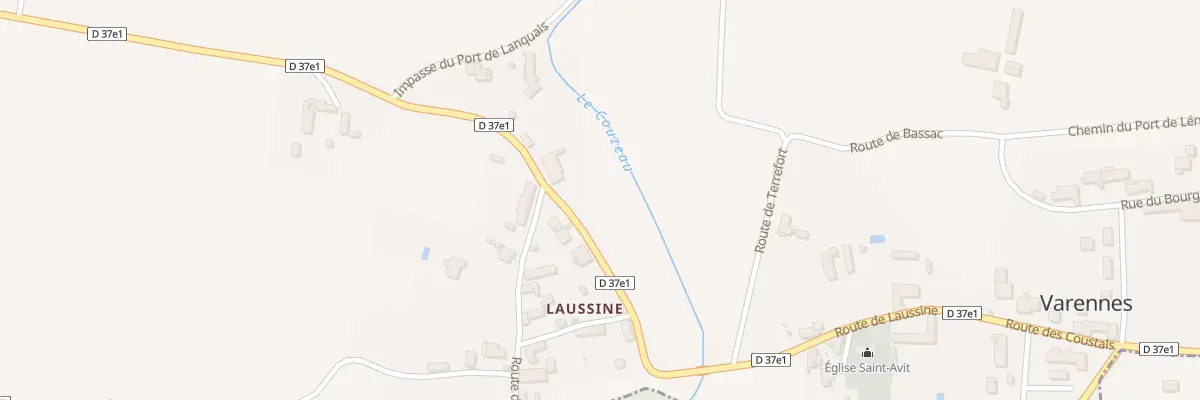 Plan du 110 Laussine à Varennes