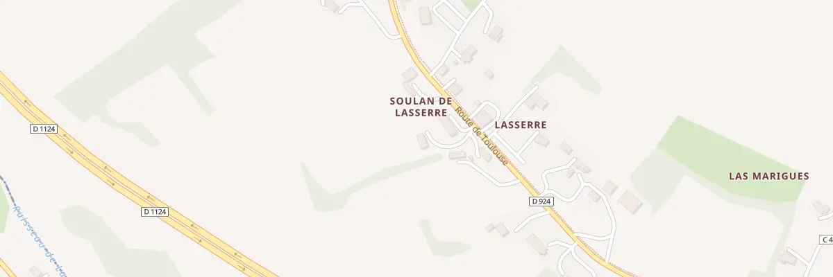 Plan du 5078 Soulan de Lasserre à Lahitte