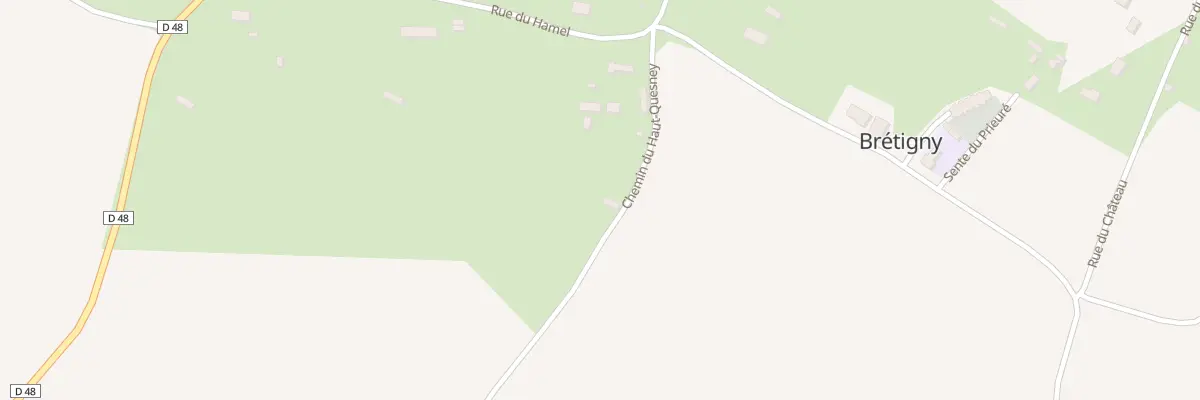 Plan du 4 Le Hamel à Brétigny