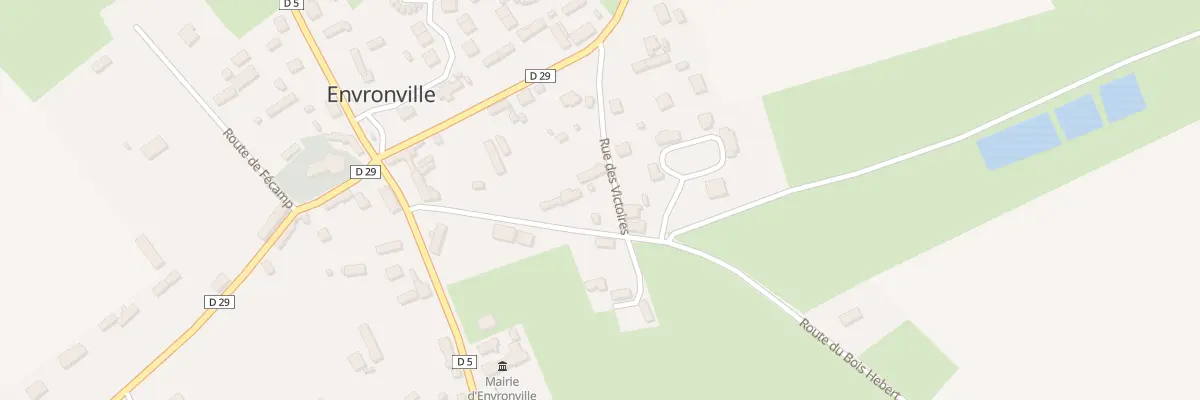 Plan du 149 Rte du Bois Hébert à Envronville