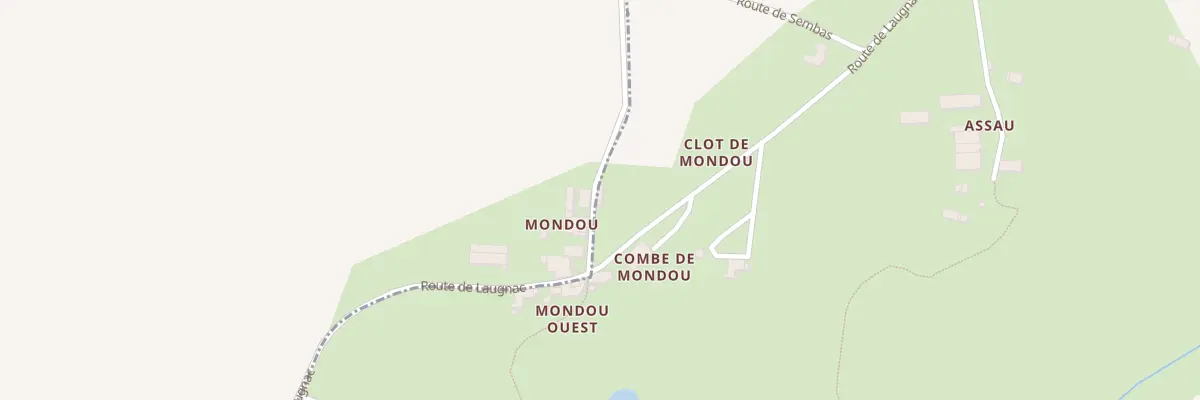 Plan du 68 Clot de Mondou à Castella