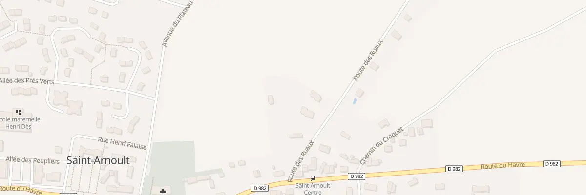Plan du 11 Rte des Ruaux à Saint-Arnoult