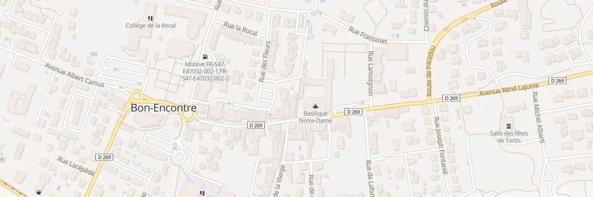 Plan du 2 Rue du Calvaire à Bon-Encontre