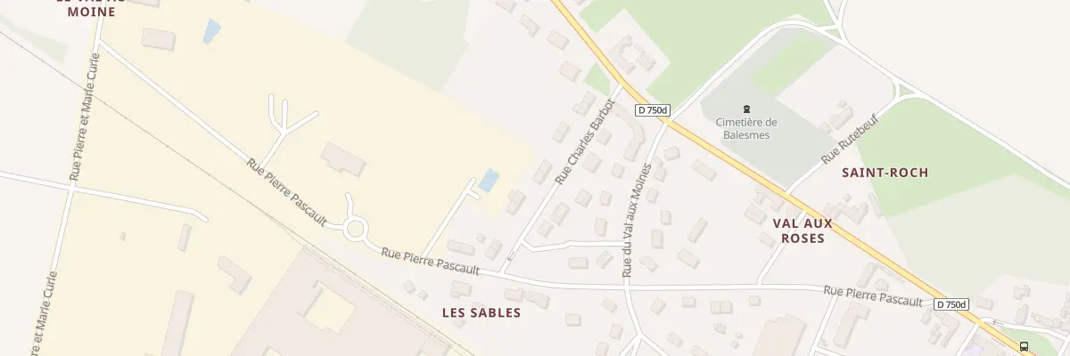 Plan du 10 Rue Charles Barbot à Descartes