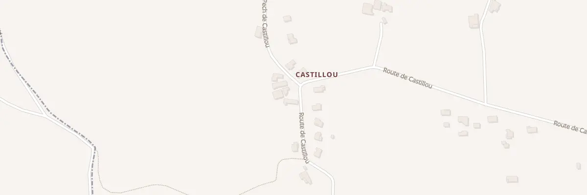Plan du 2 Che du Pech de Castillou à La Croix-Blanche