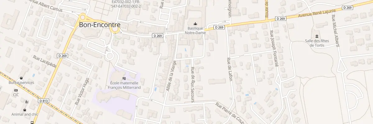 Plan du 9999 Rue de Coueque à Bon-Encontre