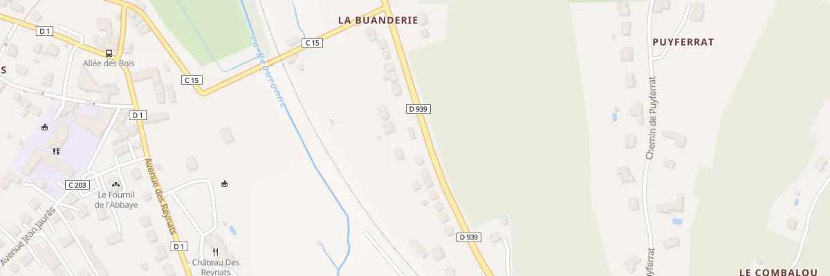 Plan du 37 Rte d’Angoulême à Chancelade