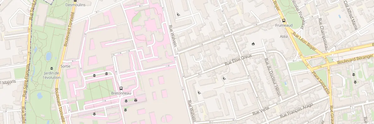 Plan du 86 Rue Walvein à Tours