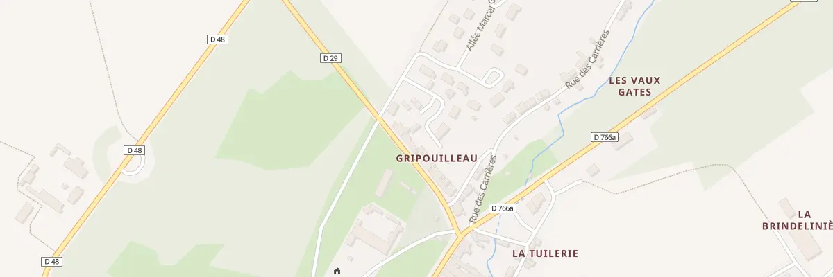 Plan du 15 Rue Gripouilleau à Beaumont-Louestault