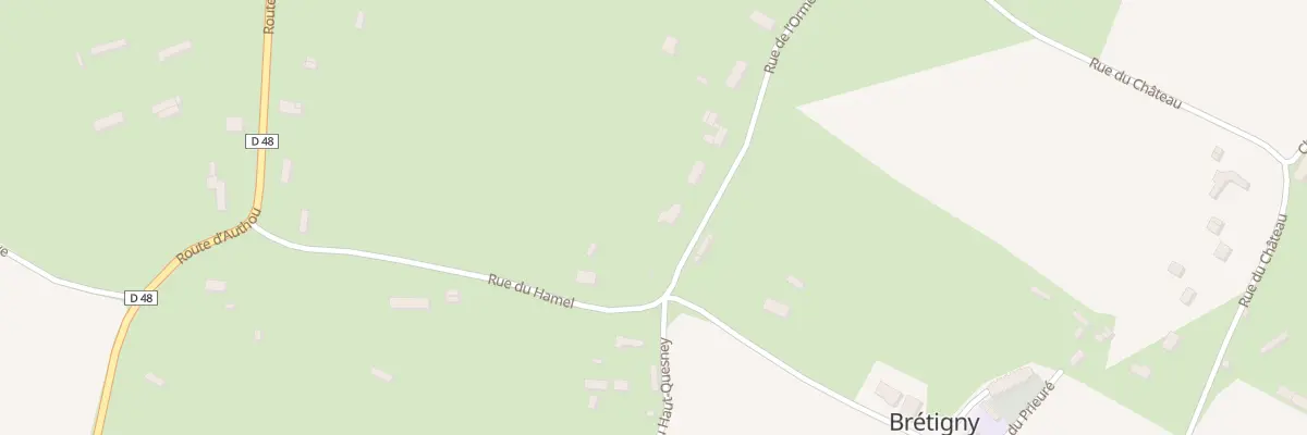 Plan du 46 Le Hamel à Brétigny