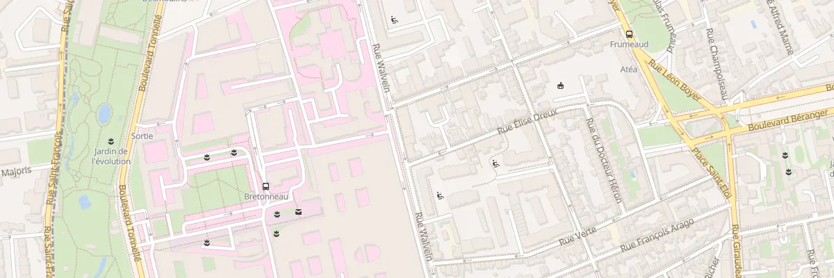 Plan du 90 Rue Walvein à Tours