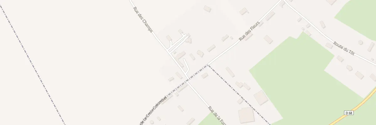 Plan du 2 Rue des Champs à Ingouville