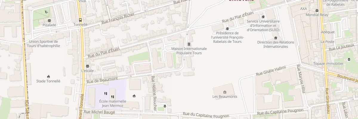 Plan du 105 Rue Walvein à Tours