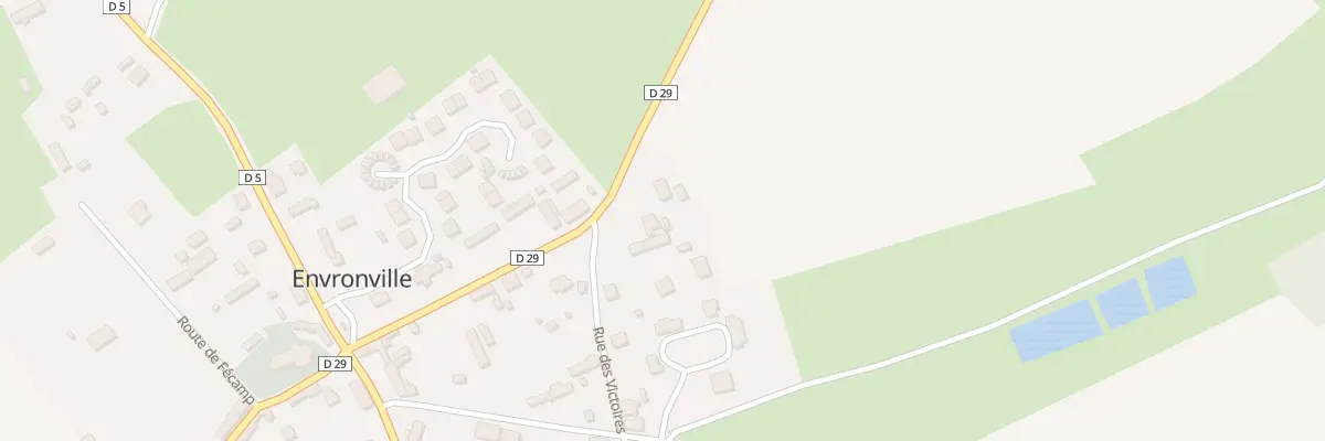 Plan du 198 Rte du Vert Buisson à Envronville