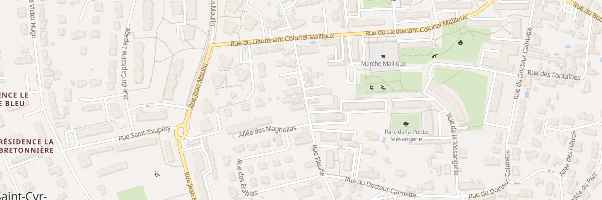 Plan du 66 Rue Fleurie à Saint-Cyr-sur-Loire