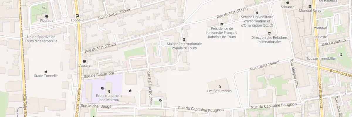 Plan du 107 Rue Walvein à Tours