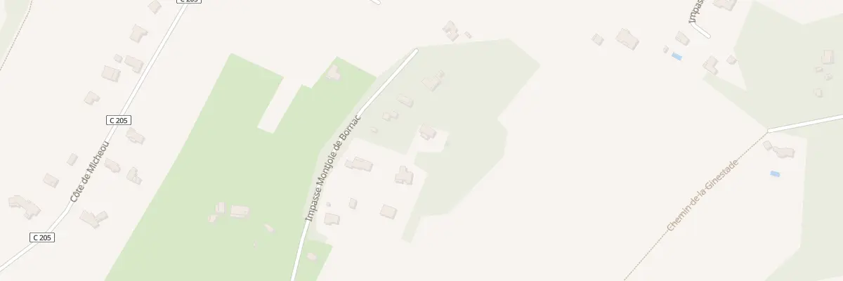 Plan du 564 Imp Monjoie de Bornac à Lédat