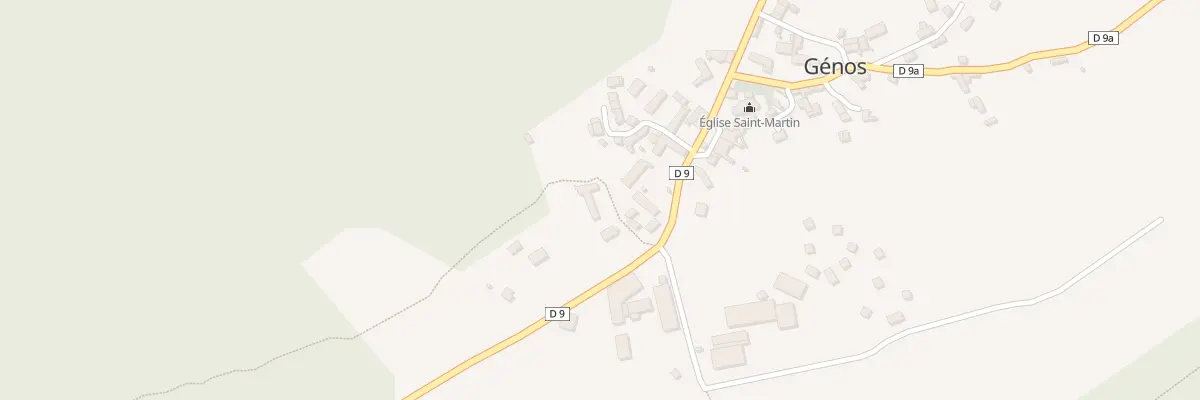 Plan du 31 Le Village à Génos