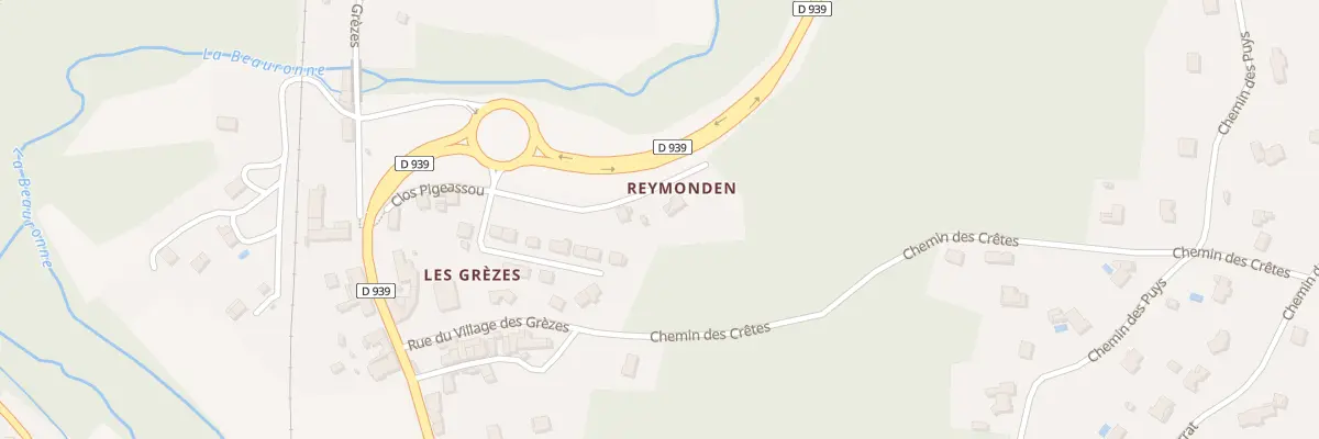 Plan du 9001 Reymonden Sud à Chancelade