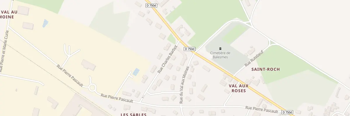 Plan du 11 Rue Charles Barbot à Descartes
