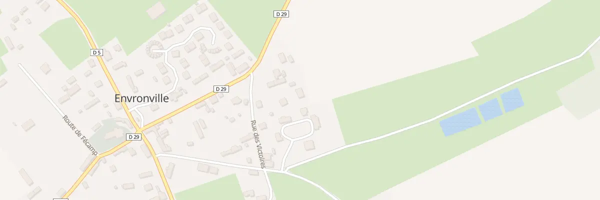 Plan du 196 Rte du Vert Buisson à Envronville