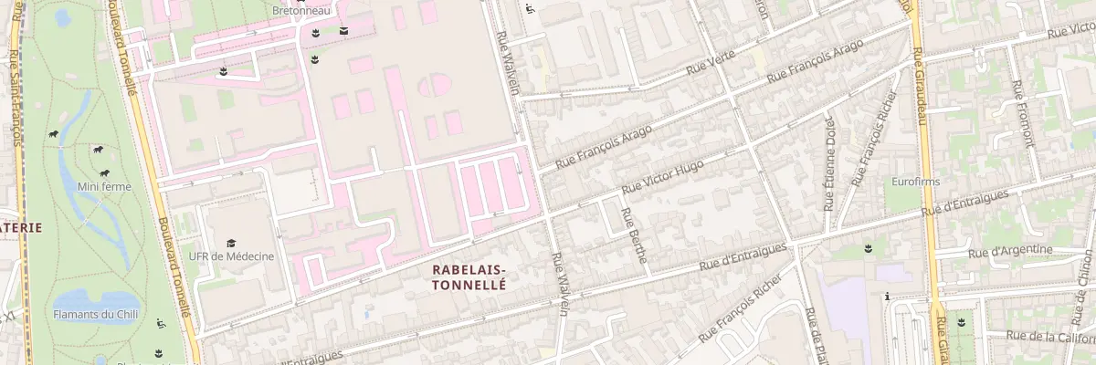 Plan du 142 Rue Walvein à Tours