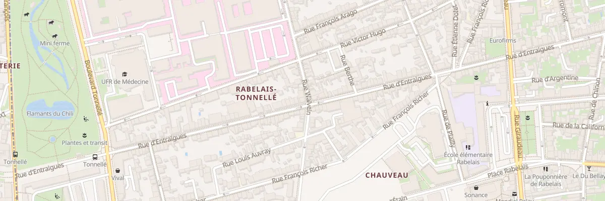 Plan du 273 Rue d’Entraigues à Tours