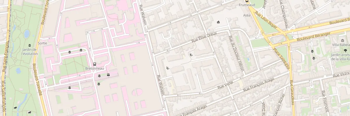 Plan du 40 Rue Élise Dreux à Tours