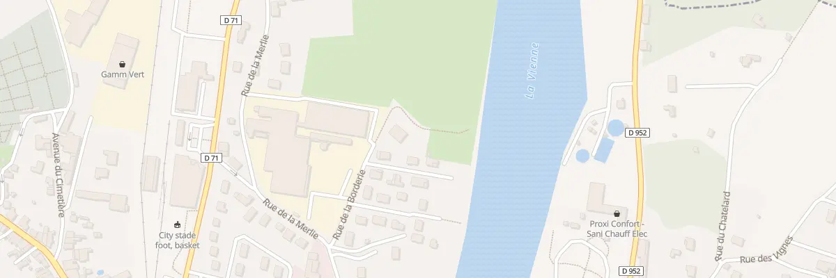 Plan du 12 Rue de la Borderie à Confolens