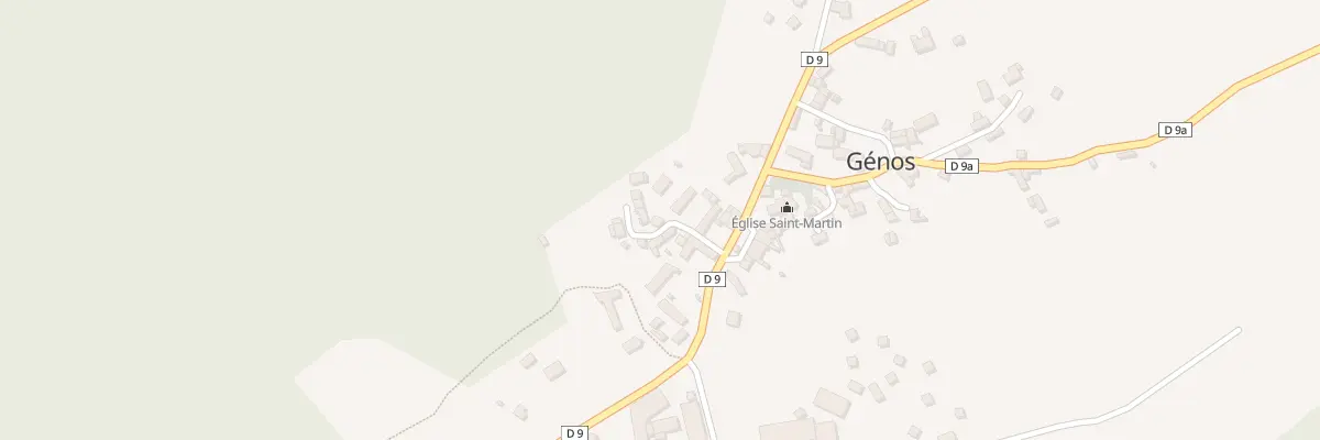 Plan du 32 Le Village à Génos