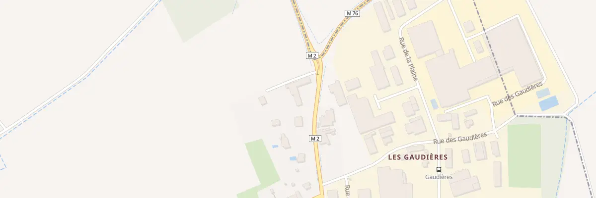 Plan du 251 Les Gaudieres à Mettray