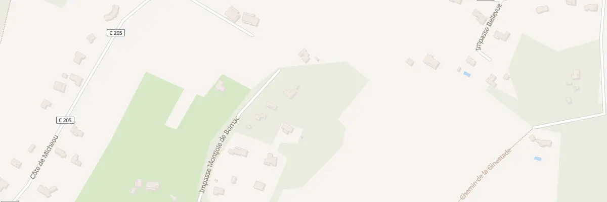 Plan du 674 Imp Monjoie de Bornac à Lédat