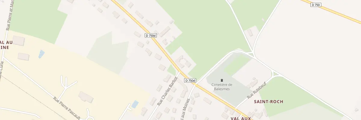 Plan du 89 Rue Francois Mitterrand à Descartes