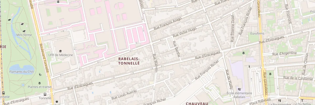 Plan du 152 Rue Walvein à Tours